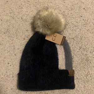 C.C black beanie